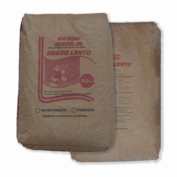 Saco de Gesso Lento 40KG